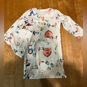 Caden Lane Newborn Gown